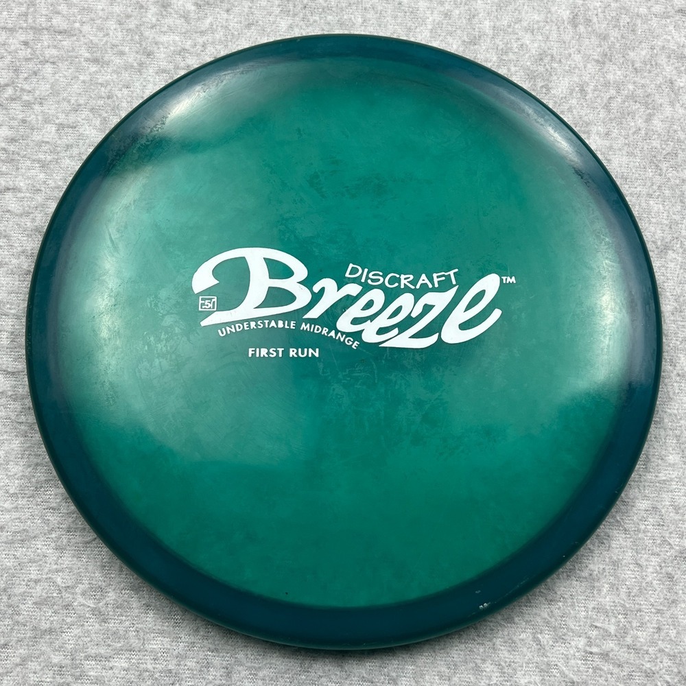Discraft First Run Breeze Understable Midrange White Foil‎ Stamp Disc Golf OOP